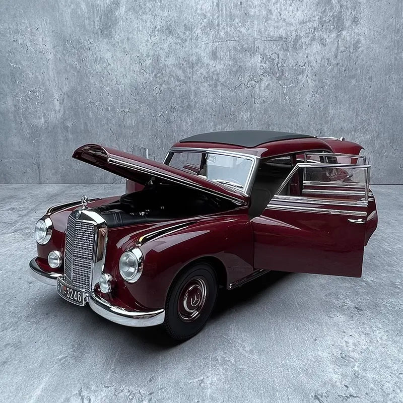 [Norev] 1:18 Mercedes-Benz 1951 300S W186 Red Model Car Die-Cast