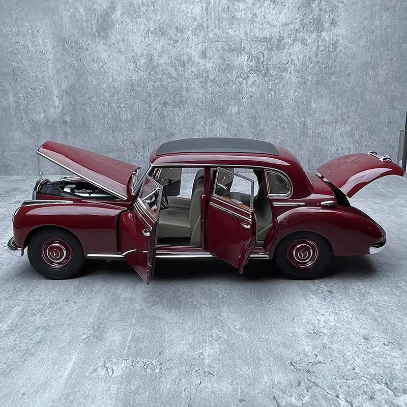 [Norev] 1:18 Mercedes-Benz 1951 300S W186 Red Model Car Die-Cast