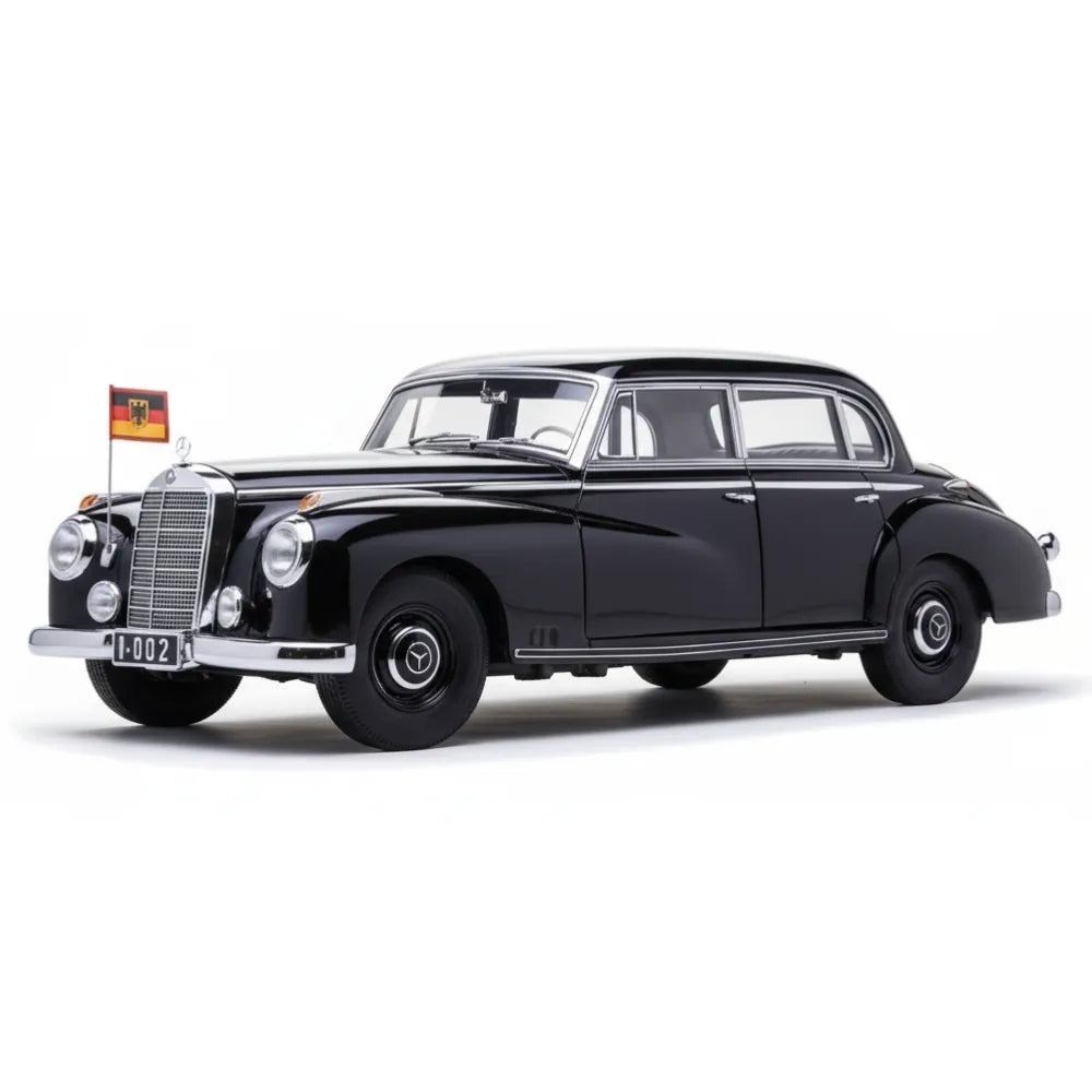 [Norev] 1:18 Mercedes-Benz 1951 300S W186 Black Model Car Die-Cast