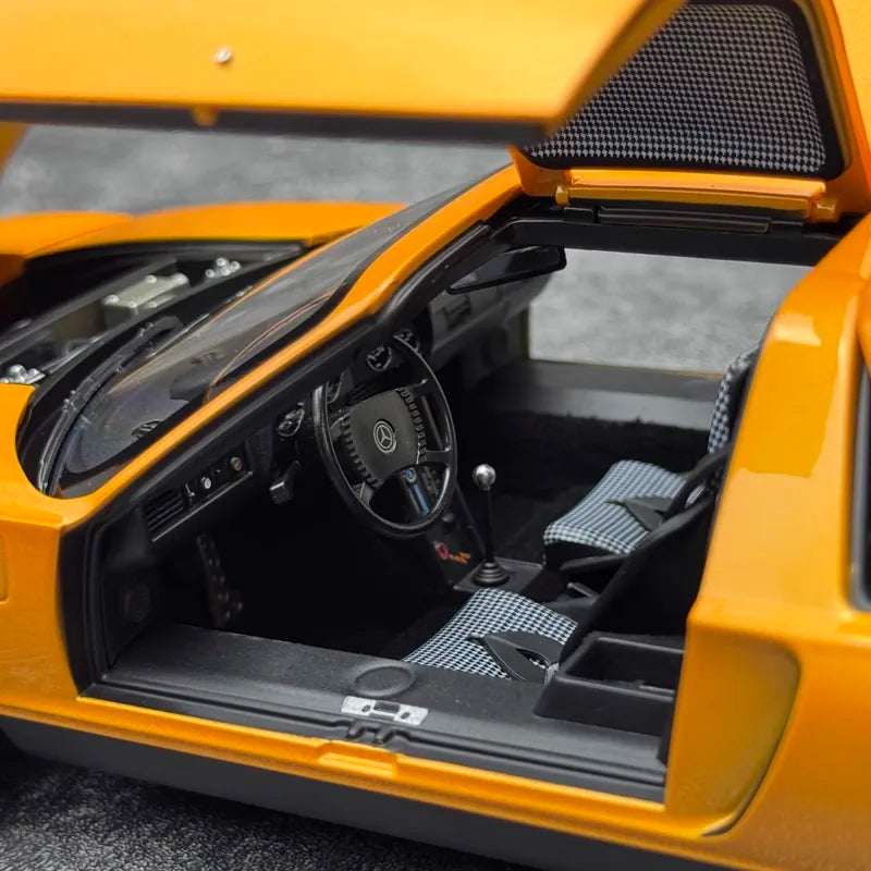[Norev] 1:18 Mercedes-Benz 1970 C111 Yellow Model Car Die-Cast