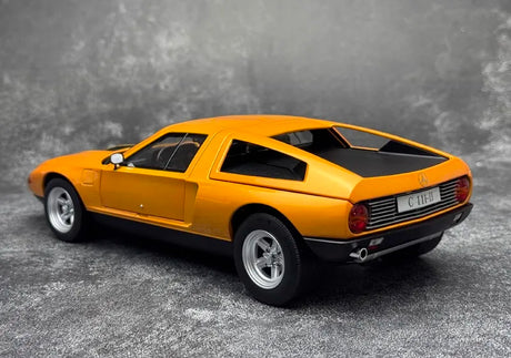[Norev] 1:18 Mercedes-Benz 1970 C111 Yellow Model Car Die-Cast