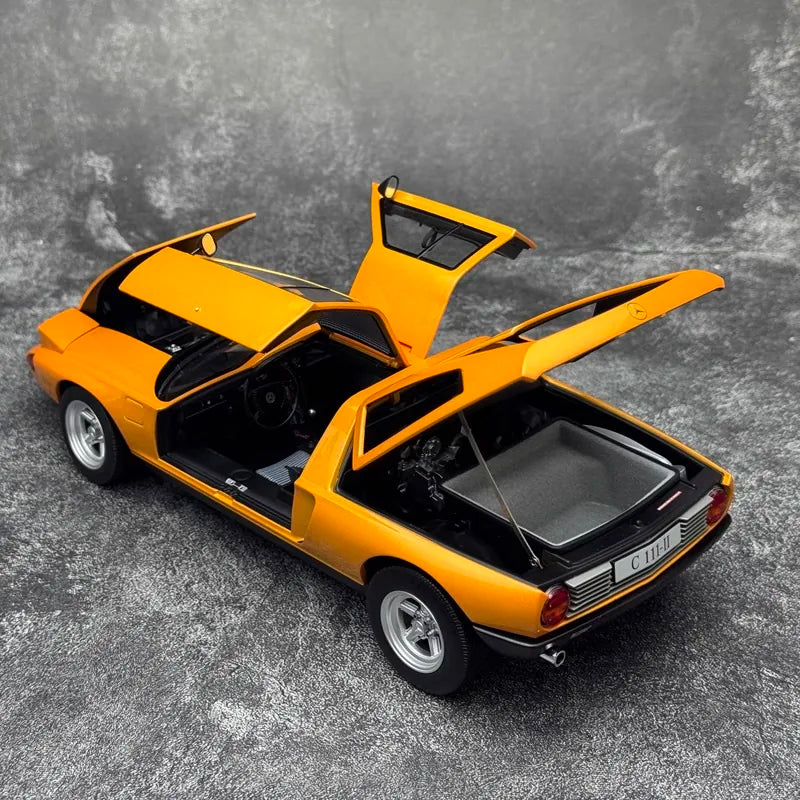 [Norev] 1:18 Mercedes-Benz 1970 C111 Yellow pienoismalli Die-Cast