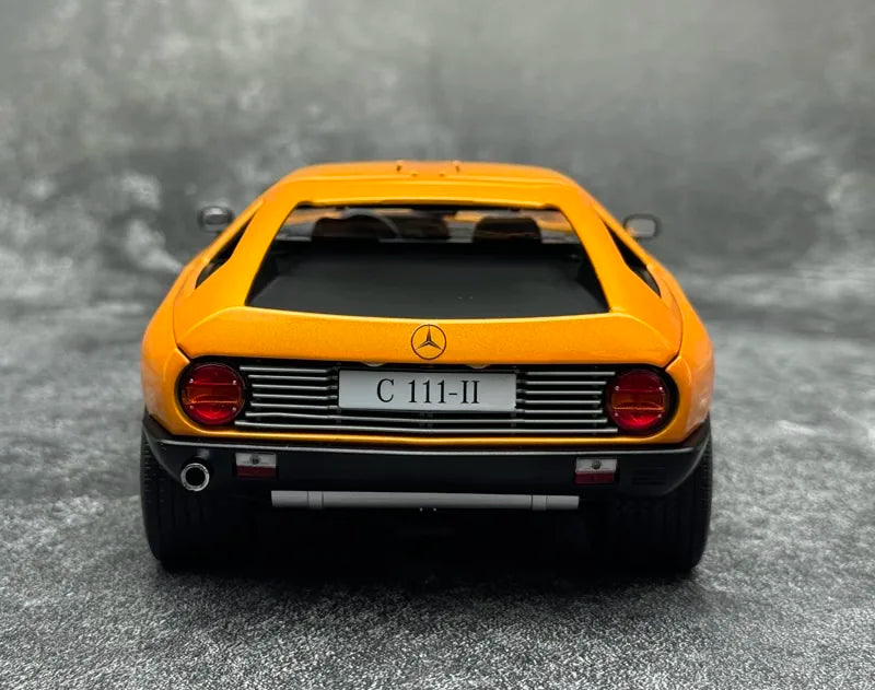 [Norev] 1:18 Mercedes-Benz 1970 C111 Yellow Model Car Die-Cast