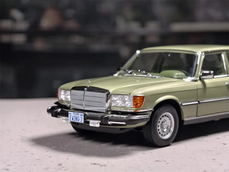 [Norev] 1:18 Mercedes-Benz 1975 450 SEL Green Model Car Die-Cast