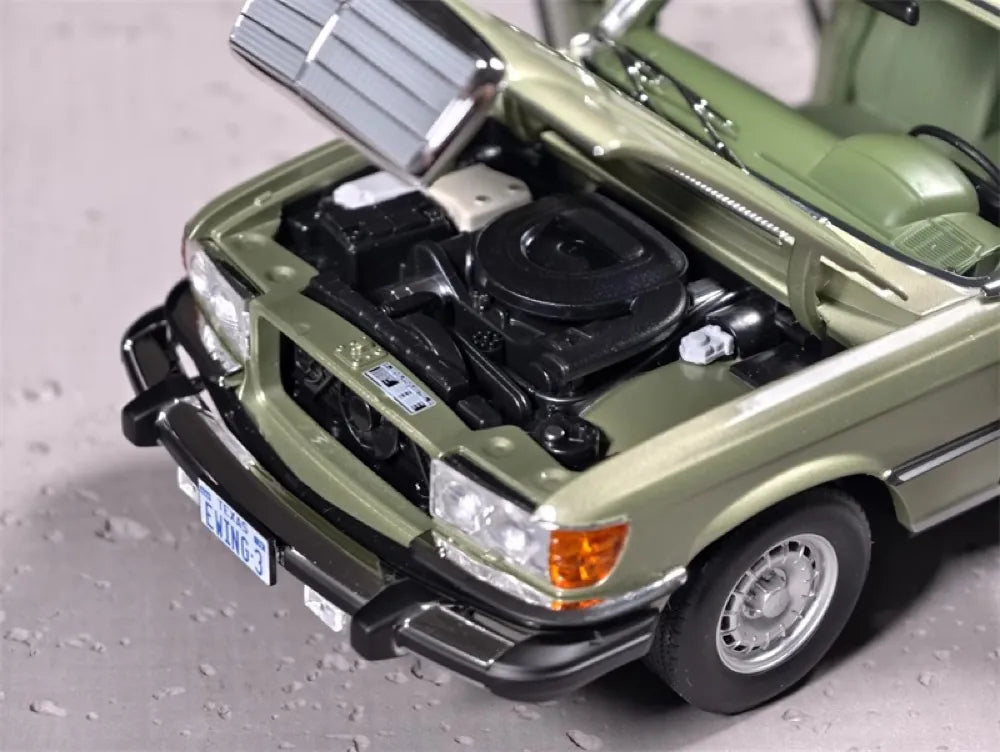 [Norev] 1:18 Mercedes-Benz 1975 450 SEL Green Model Car Die-Cast