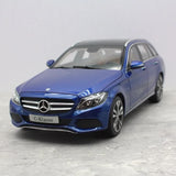 [Norev] 1:18 Mercedes-Benz 2015 C-Class C260 Estate W205 Blue Model Car Die-Cast