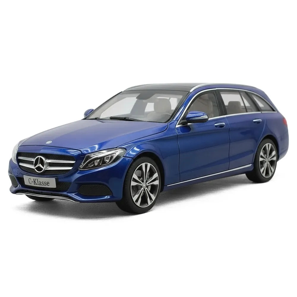 [Norev] 1:18 Mercedes-Benz 2015 C-Class C260 Estate W205 Blue Model Car Die-Cast