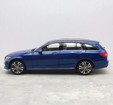 [Norev] 1:18 Mercedes-Benz 2015 C-Class C260 Estate W205 Blue Model Car Die-Cast