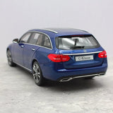 [Norev] 1:18 Mercedes-Benz 2015 C-Class C260 Estate W205 Blue Model Car Die-Cast