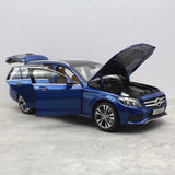 [Norev] 1:18 Mercedes-Benz 2015 C-Class C260 Estate W205 Blue Model Car Die-Cast