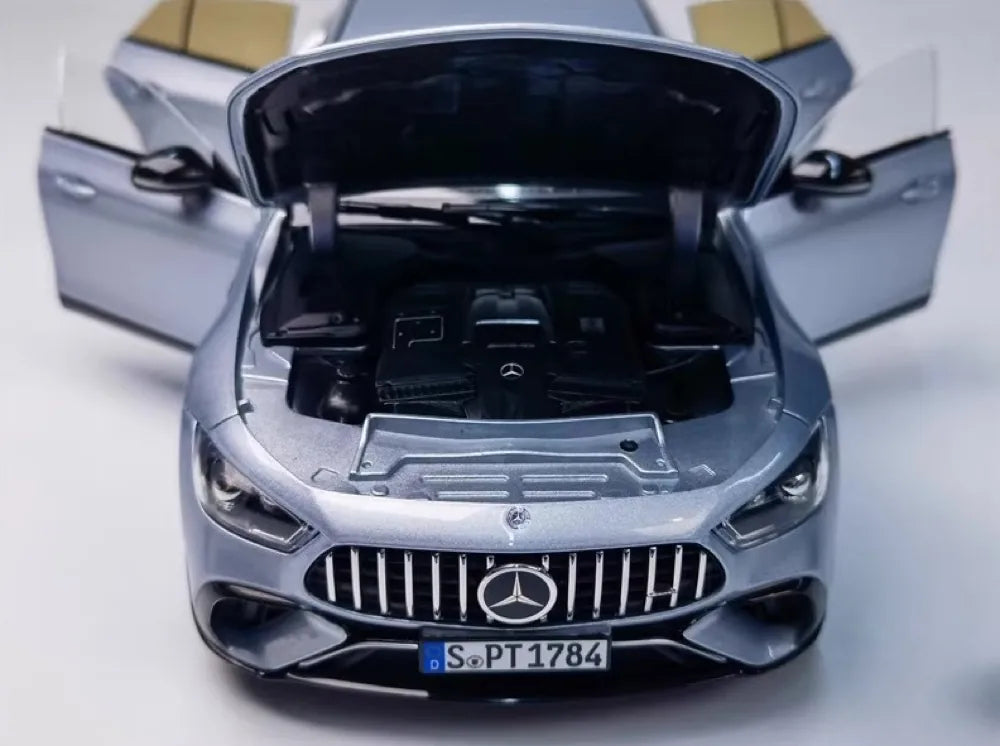 [Norev] 1:18 Mercedes-Benz 2021 AMG GT63 S 4Matic Silver Model Car Die-Cast