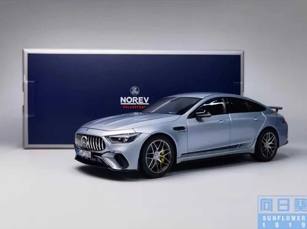 [Norev] 1:18 Mercedes-Benz 2021 AMG GT63 S 4Matic Silver Model Car Die-Cast