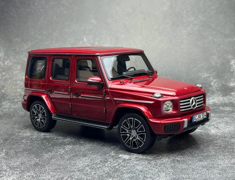 [Norev] 1:18 Mercedes-Benz 2024 G500 G-Class N465 rosso modellino di auto Die-Cast