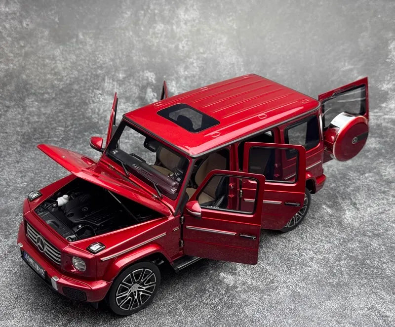 [Norev] 1:18 Mercedes-Benz 2024 G500 G-Class N465 rosso modellino di auto Die-Cast