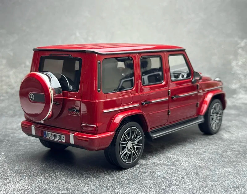 [Norev] 1:18 Mercedes-Benz 2024 G500 G-Class N465 rosso modellino di auto Die-Cast