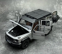 [Norev] 1:18 Mercedes-Benz 2024 G500 G-Class N465 Silver Model Car Die-Cast