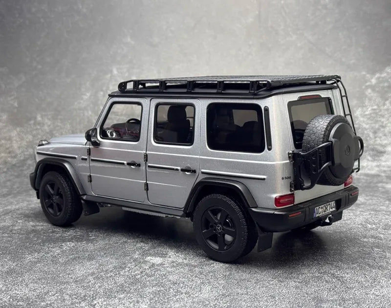 [Norev] 1:18 Mercedes-Benz 2024 G500 G-Class N465 Silver Model Car Die-Cast