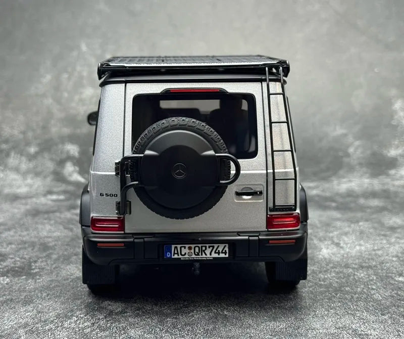 [Norev] 1:18 Mercedes-Benz 2024 G500 G-Class N465 Silver Model Car Die-Cast