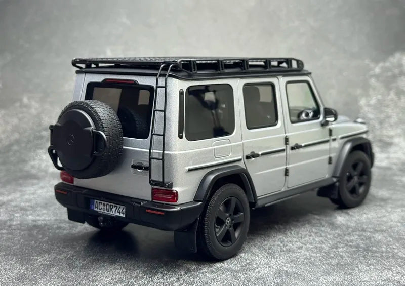 [Norev] 1:18 Mercedes-Benz 2024 G500 G-Class N465 Silver Model Car Die-Cast