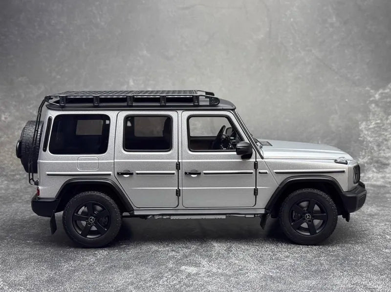 [Norev] 1:18 Mercedes-Benz 2024 G500 G-Class N465 Silver Model Car Die-Cast