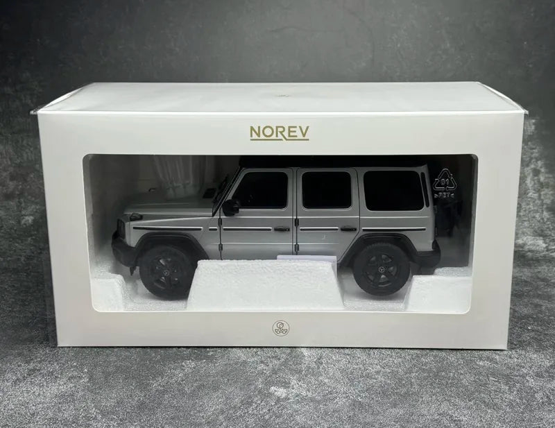 [Norev] 1:18 Mercedes-Benz 2024 G500 G-Class N465 Silver Model Car Die-Cast
