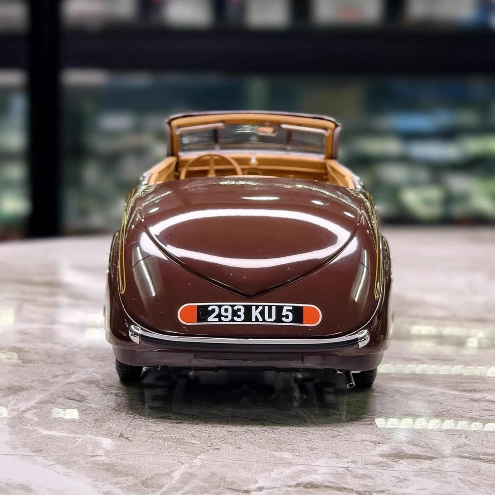 [Norev] 1:18 Peugeot 1937 402 Eclipse Brown Model Car Die-Cast