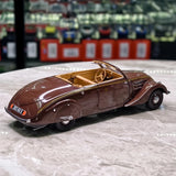 [Norev] 1:18 Peugeot 1937 402 Eclipse Brown Model Car Die-Cast