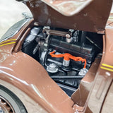 [Norev] 1:18 Peugeot 1937 402 Eclipse Brown Model Car Die-Cast