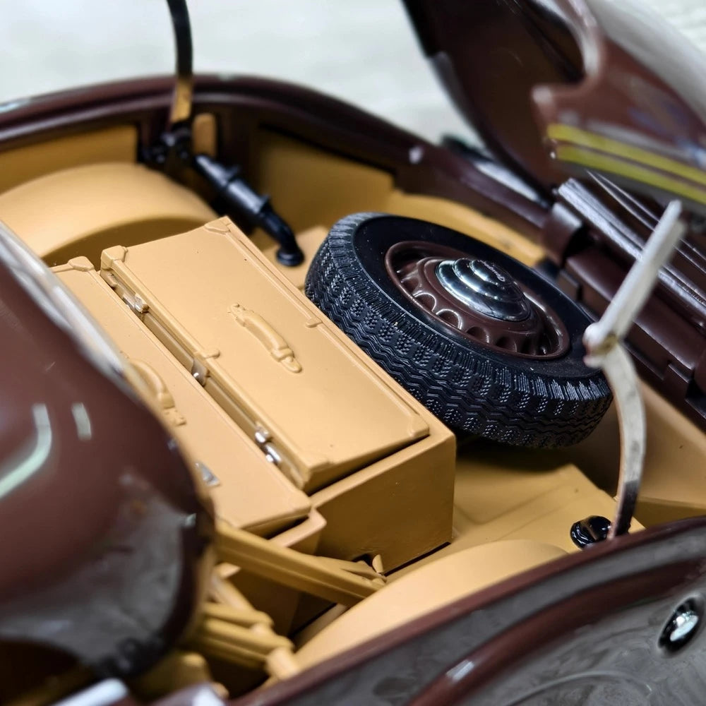 [Norev] 1:18 Peugeot 1937 402 Eclipse Brown Model Car Die-Cast