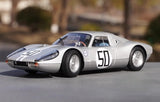 [Norev] 1:18 Porsche 1964 904 GTS American Challenge Silver Model Car Die-Cast