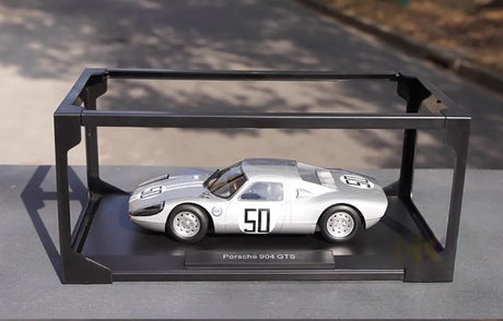 [Norev] 1:18 Porsche 1964 904 GTS American Challenge Silver Model Car Die-Cast