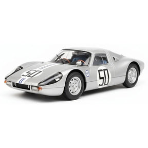 [Norev] 1:18 Porsche 1964 904 GTS American Challenge Silver Model Car Die-Cast