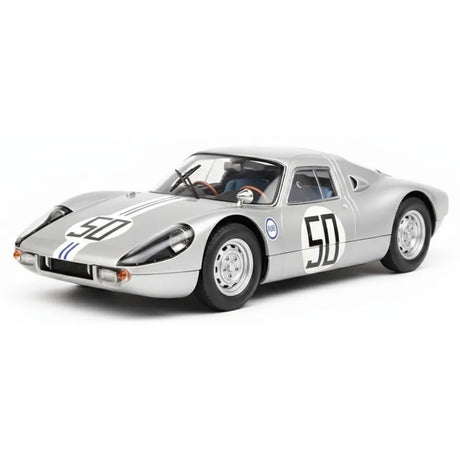 [Norev] 1:18 Porsche 1964 904 GTS American Challenge Silver Model Car Die-Cast