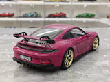 [Norev] 1:18 Porsche 2022 911 GT3 Rubystone Red Model Car Die-Cast