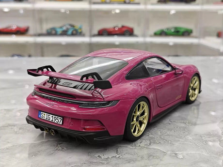 [Norev] 1:18 Porsche 2022 911 GT3 Rubystone Red Model Car Die-Cast