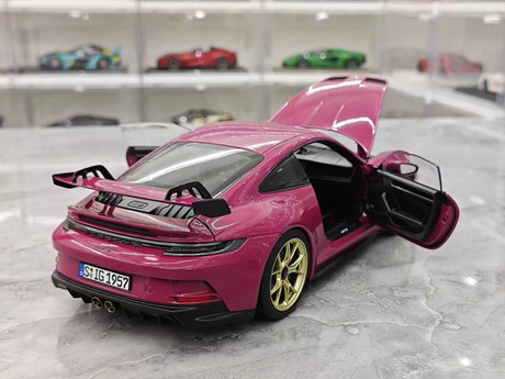 [Norev] 1:18 Porsche 2022 911 GT3 Rubystone Red Model Car Die-Cast