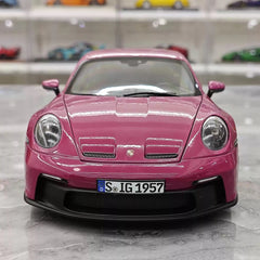 [Norev] 1:18 Porsche 2022 911 GT3 Rubystone Red Model Car Die-Cast