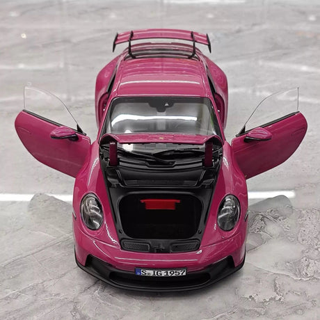 [Norev] 1:18 Porsche 2022 911 GT3 Rubystone Red Model Car Die-Cast