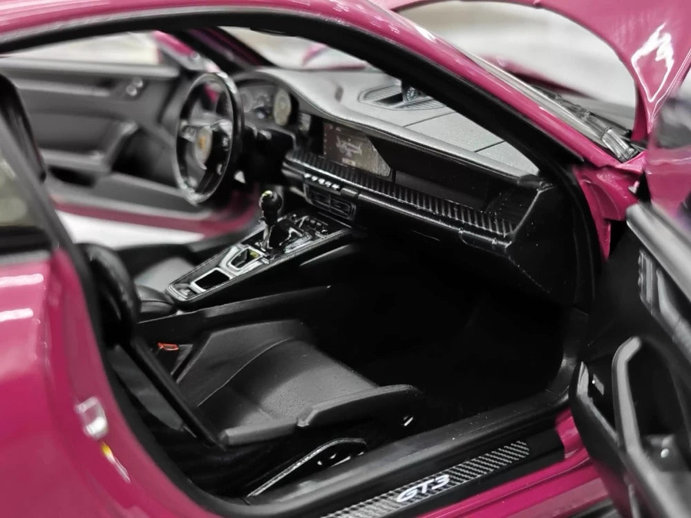[Norev] 1:18 Porsche 2022 911 GT3 Rubystone Red Model Car Die-Cast