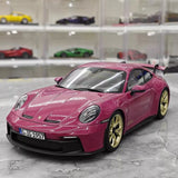 [Norev] 1:18 Porsche 2022 911 GT3 Rubystone Red Model Car Die-Cast