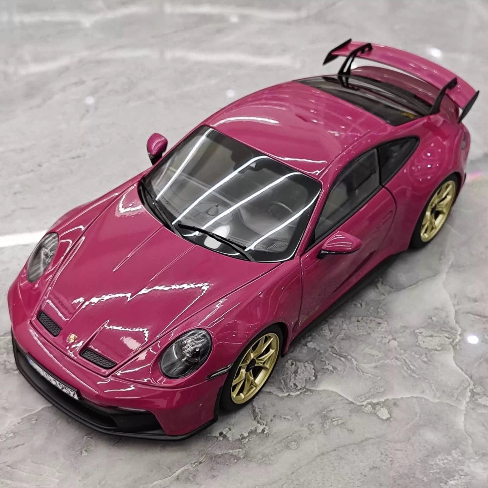 [Norev] 1:18 Porsche 2022 911 GT3 Rubystone Red Model Car Die-Cast