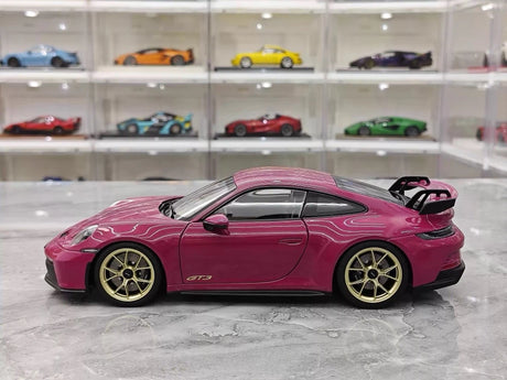 [Norev] 1:18 Porsche 2022 911 GT3 Rubystone Red Model Car Die-Cast
