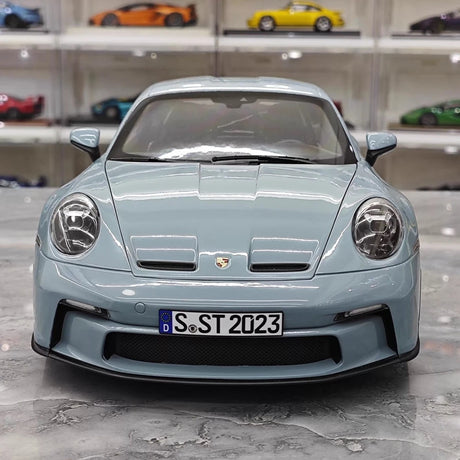 [Norev] 1:18 Porsche 2023 911 S/T Shark Blue Model Car Die-Cast