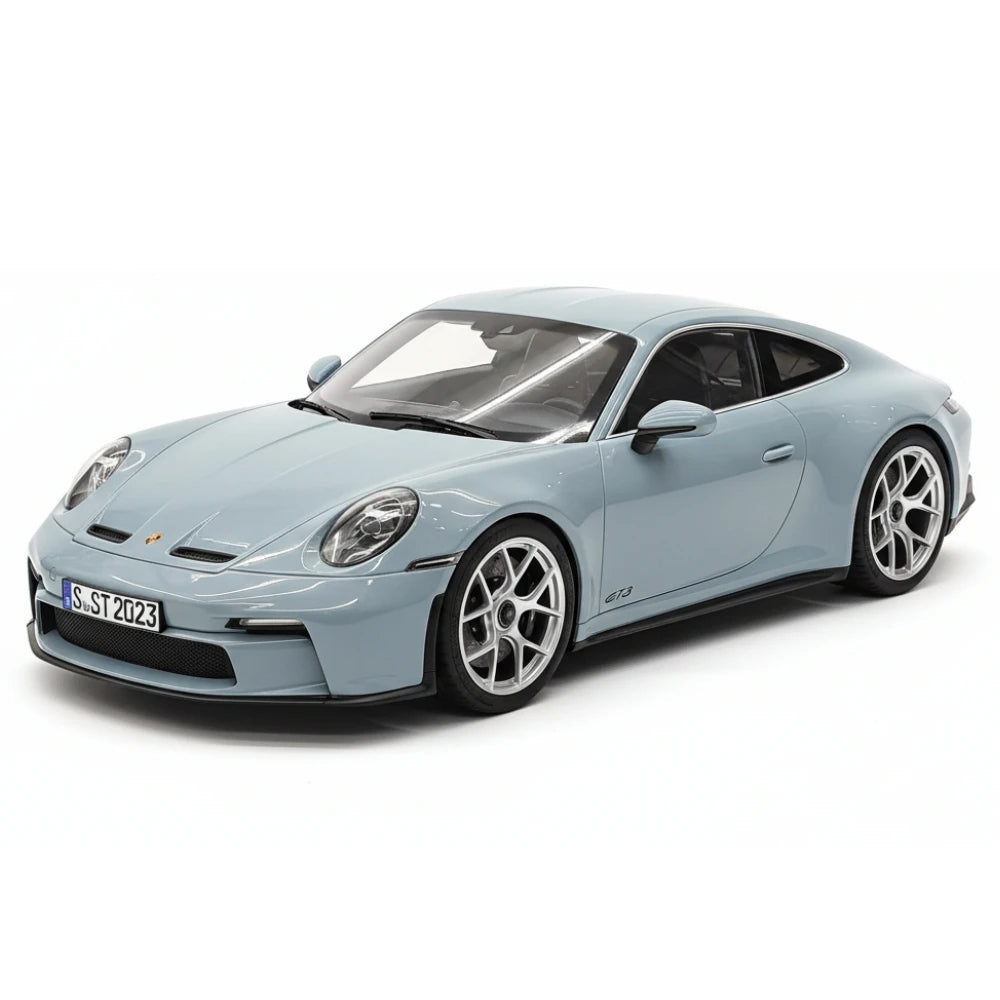 [Norev] 1:18 Porsche 2023 911 S/T Shark blu modellino di auto Die-Cast