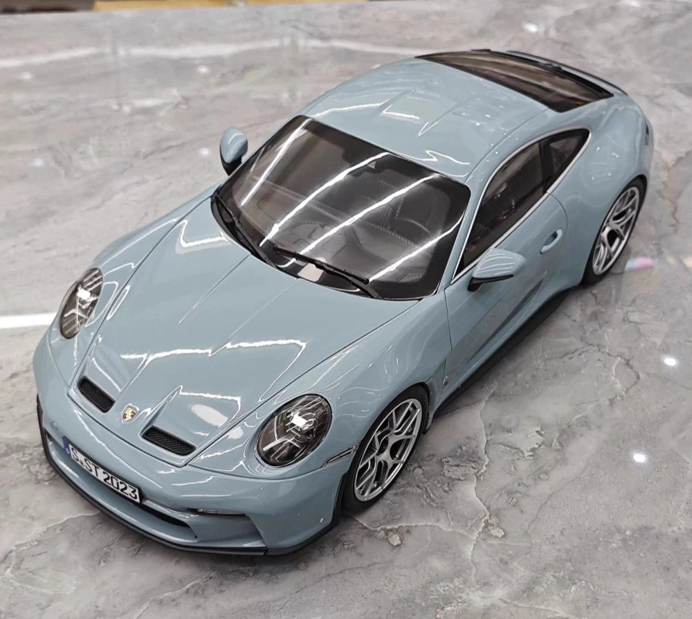 [Norev] 1:18 Porsche 2023 911 S/T Shark Blue Model Car Die-Cast