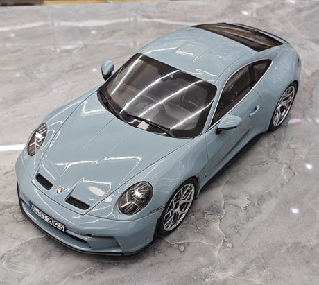 [Norev] 1:18 Porsche 2023 911 S/T Shark Blue Model Car Die-Cast