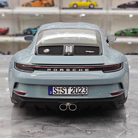 [Norev] 1:18 Porsche 2023 911 S/T Shark Blue Model Car Die-Cast