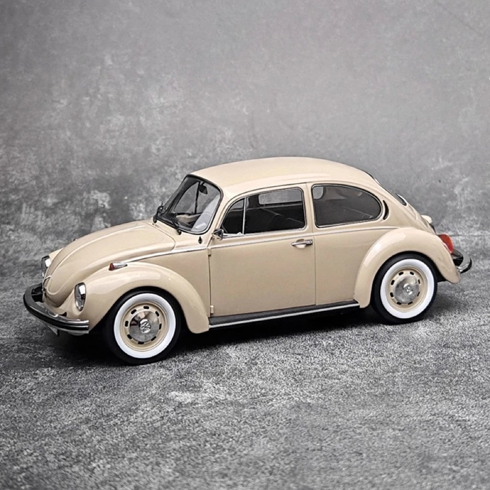 [Norev] 1:18 Volkswagen 1973 Beetle 1303 Off White Model Car Resin