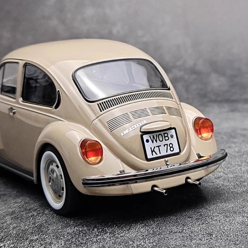 [Norev] 1:18 Volkswagen 1973 Beetle 1303 Off White Model Car Resin