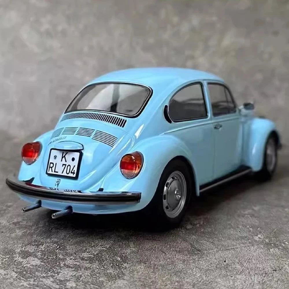[Norev] 1:18 Volkswagen 1973 Beetle 1303 Blue Model Car Resin